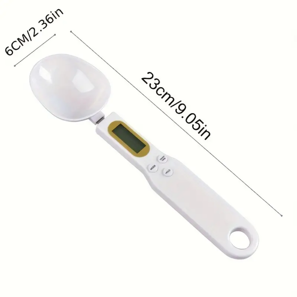 Digital Kitchen Scale Spoon – LCD Display Precision Measuring Spoon (0.1g–500g), Battery-Powered for Cooking, Baking & Portion Control